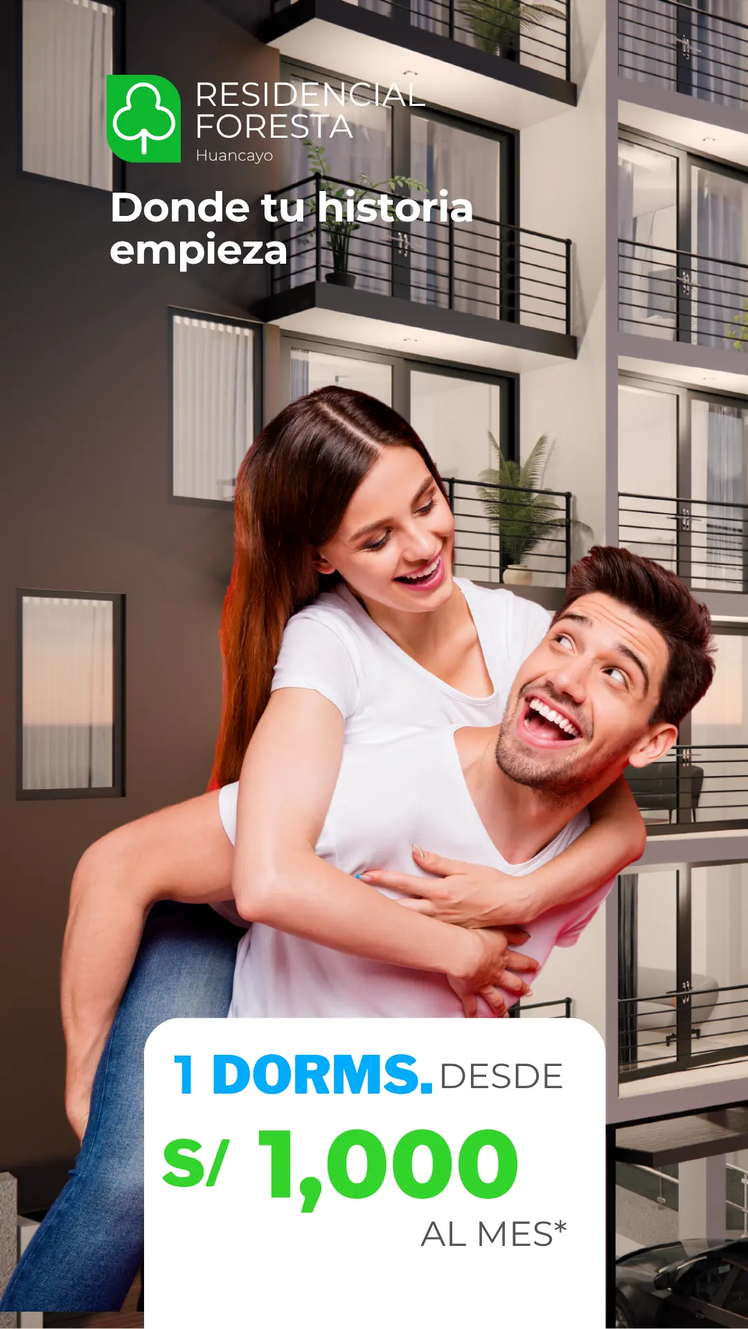 Departamentos de 1 dormitorio en Huancayo